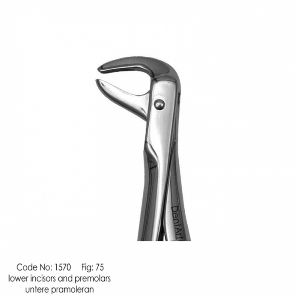 Extraction Forceps. Fig No.75 - UK Type